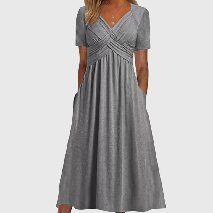 Amara | Flattering Midi Dress with Tailored Fit & Soft Breathable Fabric