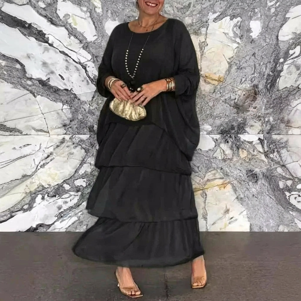 Serena | Flowing Maxi Dress with Breathable Fabric & Elegant Drape