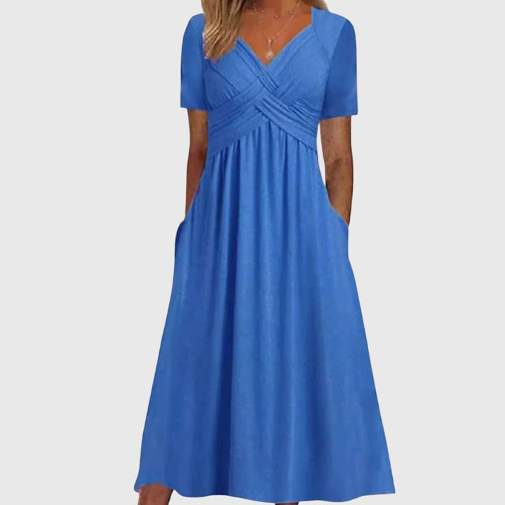 Amara | Flattering Midi Dress with Tailored Fit & Soft Breathable Fabric