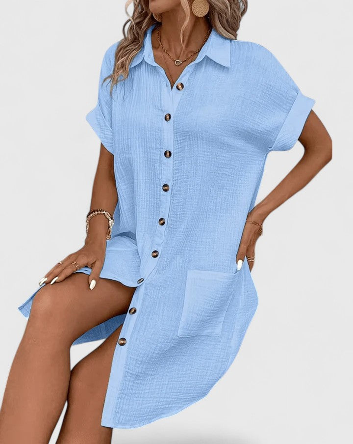 Gianna | Light & Airy Midi Dress with Relaxed Fit