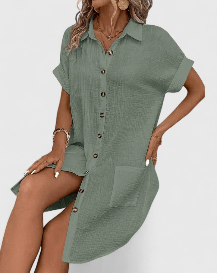 Gianna | Light & Airy Midi Dress with Relaxed Fit