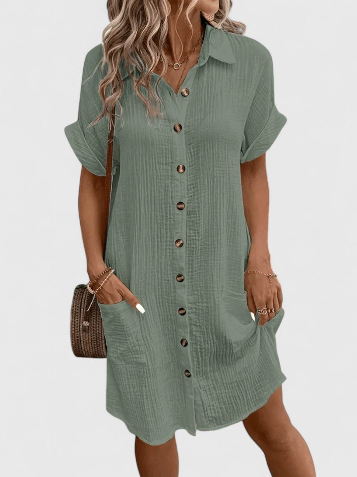 Gianna | Light & Airy Midi Dress with Relaxed Fit