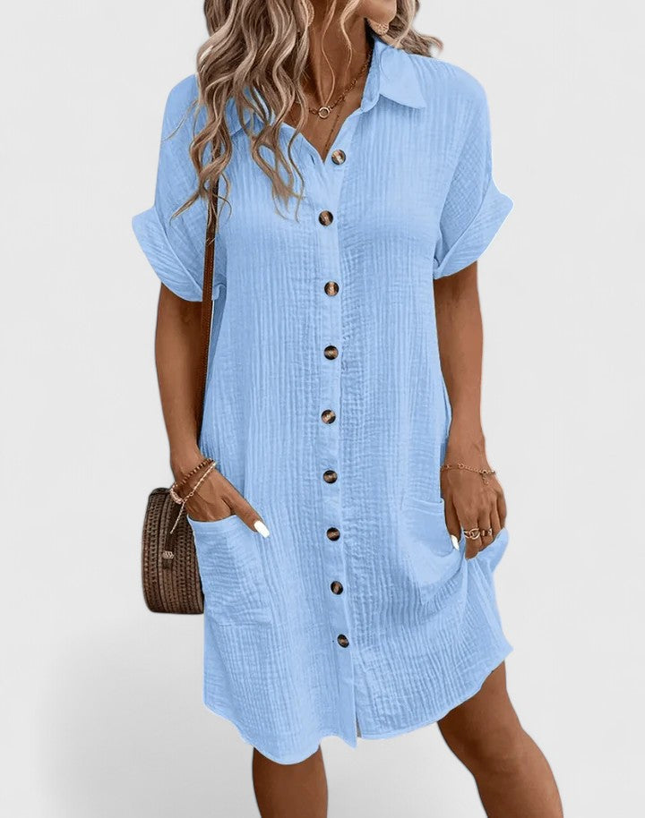 Gianna | Light & Airy Midi Dress with Relaxed Fit