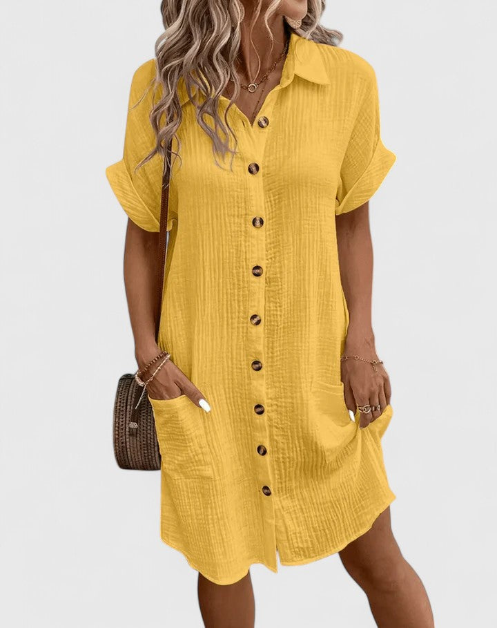 Gianna | Light & Airy Midi Dress with Relaxed Fit