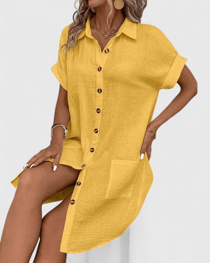 Gianna | Light & Airy Midi Dress with Relaxed Fit