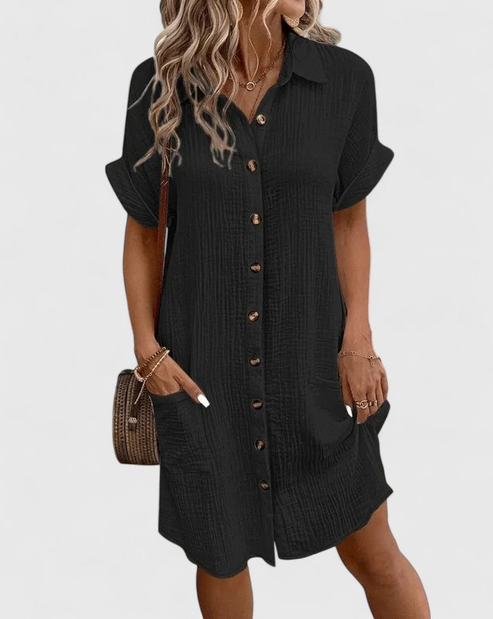 Gianna | Light & Airy Midi Dress with Relaxed Fit