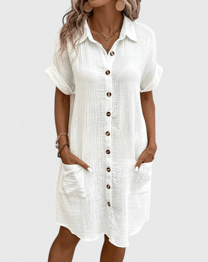 Gianna | Light & Airy Midi Dress with Relaxed Fit